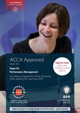 ACCA F5 Performance Management: Study Text by BPP Learning Media Book The Cheap