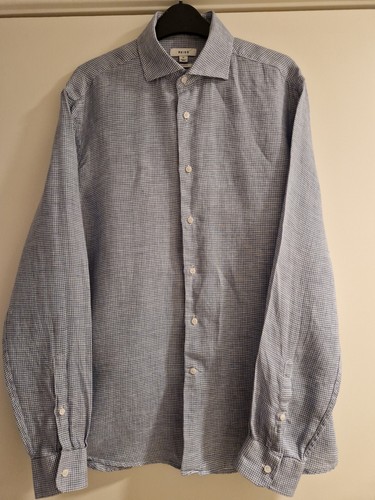 Reiss ruban blue houndstooth - reiss,