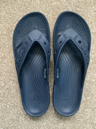 Crocs navy flip flops - , m