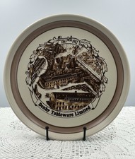 Denby Pottery Langley Final Firing Commemorative Plate 1982.
