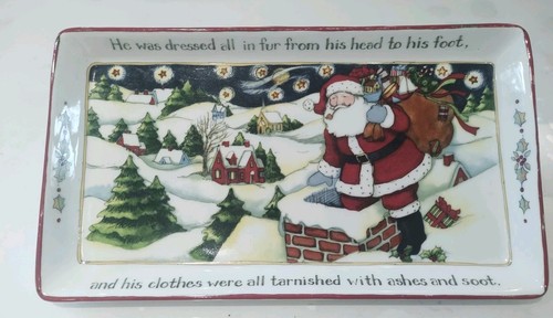 Christmas serving dish - christmas,