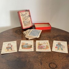 Antique boxed set of Edwardian "Happy Families" playing cards