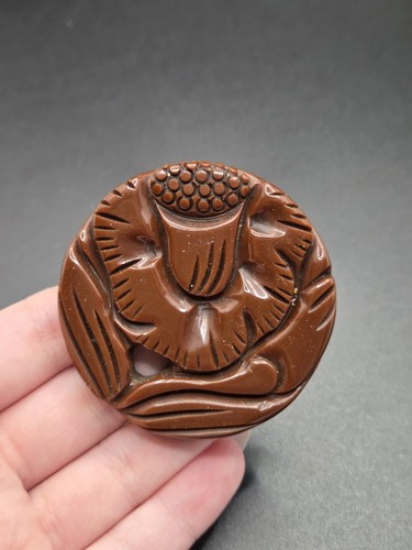 Vintage 1940s brown bakelite - vintage,