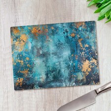 Blue Gold Tranquil Pattern