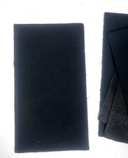 Black real leather square - ., 22