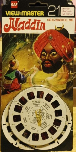 Gaf viewmaster aladdin - viewmaster, his