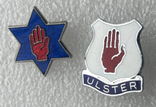 RED HAND OF ULSTER - Enamel