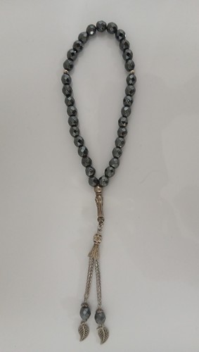 Turkish hematite tasbih - hematite, 33