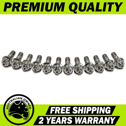 Titanium exhaust manifold - titanium, stud