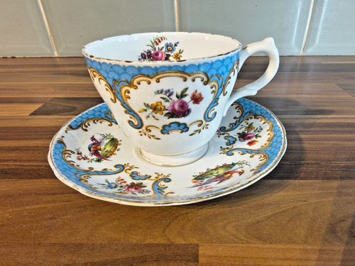 Grosvenor rutland blue - blue, bone