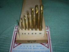 DRILL SET ROTARY RASPS TITANIUM SAW DRILL SET 6 PIECE