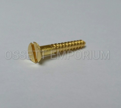 Solid brass countersunk screw - countersunk,