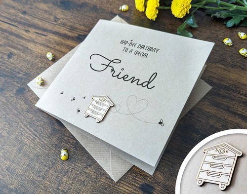 Friend birthday card - friend,