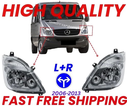 Pair left and right headlight - left,