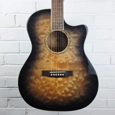 CORT GRAND REGAL GA-QF TBB TRANS BLACK BURST ELECTRO ACOUSTIC GUITAR