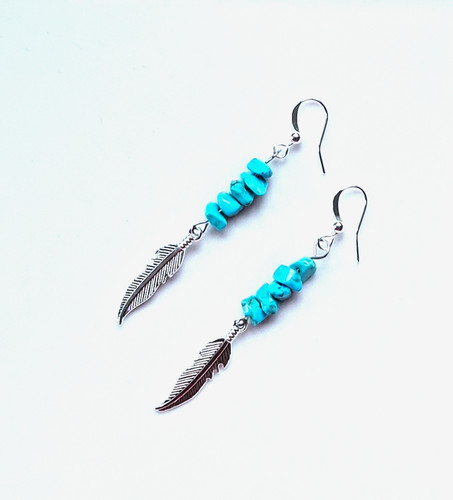 Handmade genuine turquoise - genuine,