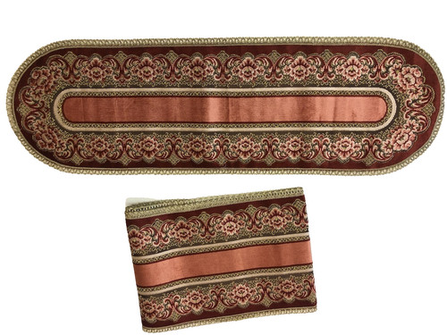 Velvet cut table runner - cut,