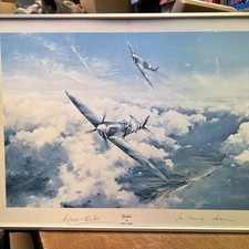 Robert Taylor First Edition Spitfire Sign By Group Captain Sir Douglas Bader