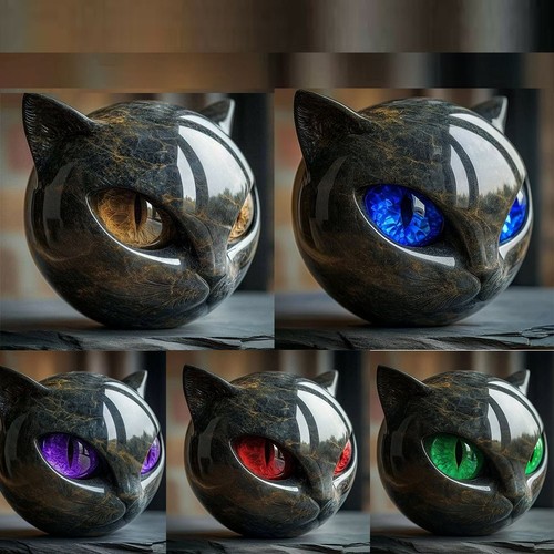 2025 black cat - cat, sculpture