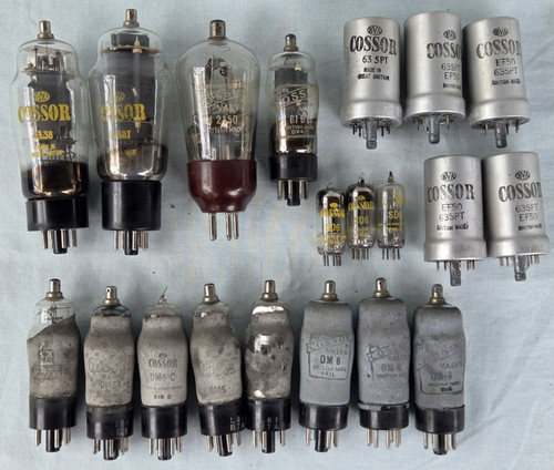Job lot cossor valves tubes - job,