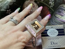 DIOR Princess Ring pink 002 royal turquoise Swarovski Makeup Jewel for Eyes 