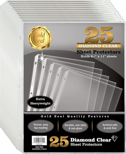 Sheet protectors pack 8 5 - protectors,,