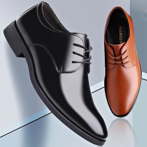 New mens leather brogues smart - new,
