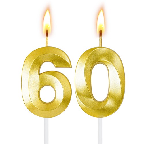 60th birthday candles for - 60th,