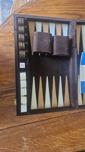 Backgammon folding board game - folding,