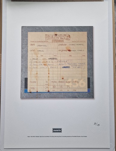 Oasis limited edition master - oasis,