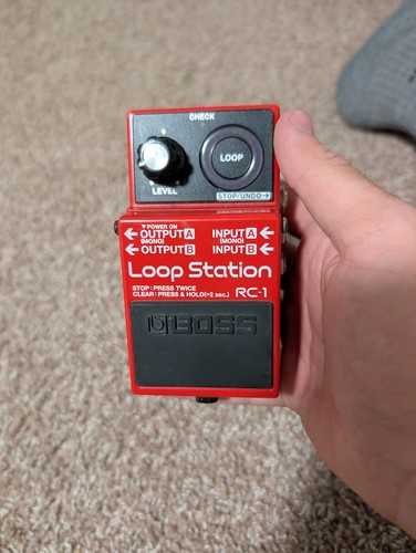 Boss loop station guitar - boss, rc-1