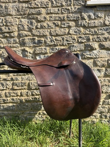 Brown leather gp saddle - leather,