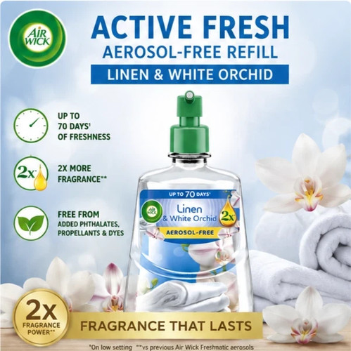 Air wick linen white - &, orchid
