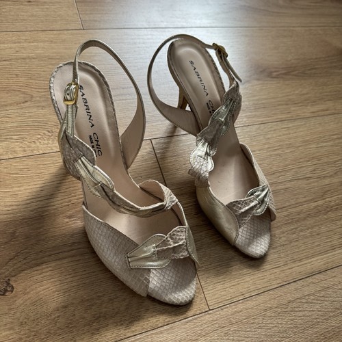 Sabrina chic gold - chic, leather