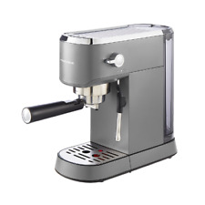 Morphy Richards Espresso Machine Compact Coffee Maker Grey 172026