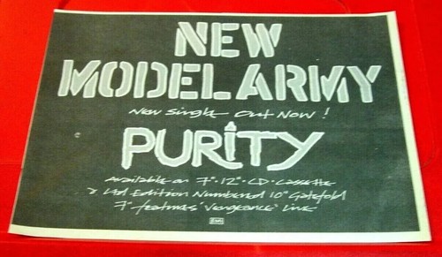 New model army - new, vintage