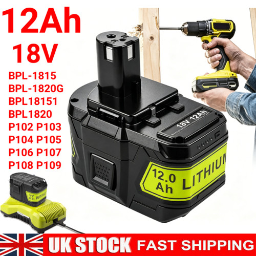 12ah 18v lithium battery - 18v, for