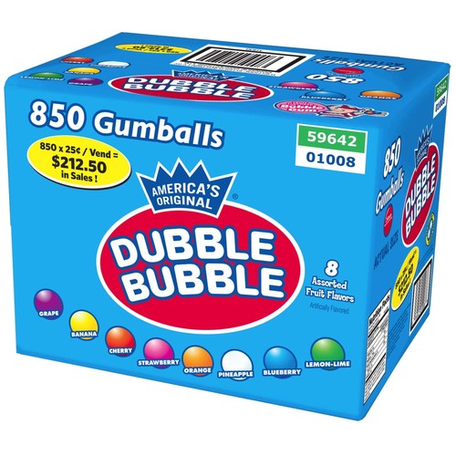 Dubble bubble fruit gumballs - fruit,