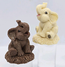Two Chocolate Elephants Ideal As Cake Toppers Or As A Gift