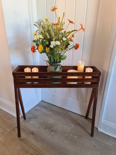 Vintage wooden herbs plant - wooden,