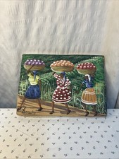 7”x5” Haitian Folk Art Oil