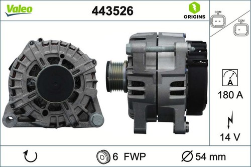 Alternator valeo 443526 for - 443526,
