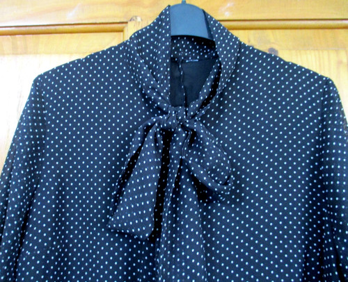 Mod 60s tie neck - mod, dress