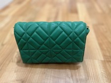 ZARA Green Quilted Shoulder