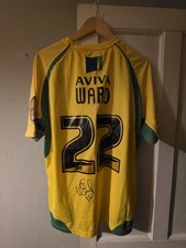 Norwich City worn shirt Elliot Ward signed