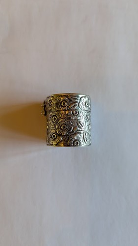 Small silver trinket pot - ,