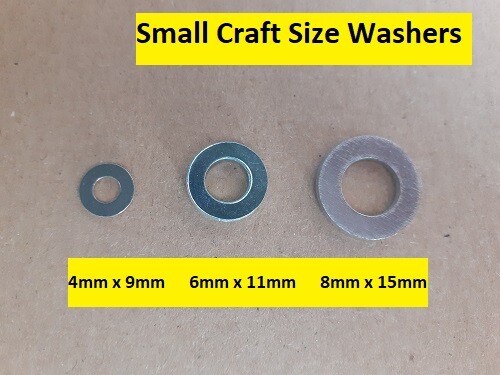 Washers small craft size - size,