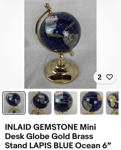 Globe mini rotating desk top - desk,
