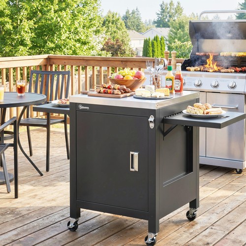 Outdoor grill cart - grill,