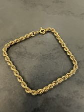 9ct Yellow Gold Rope Bracelet